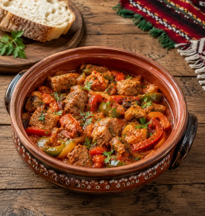 Kavarma - mijoté bulgare au porc